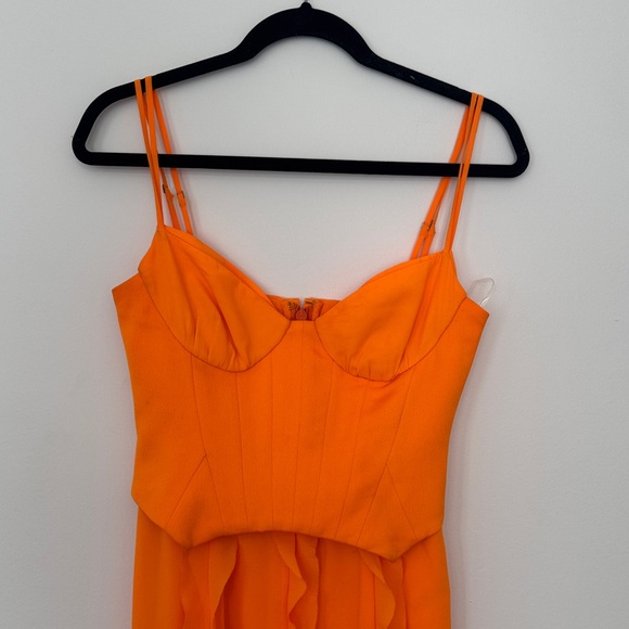 Oh Polly Corset Frill Skirt Maxi Dress - Picture 4 of 7